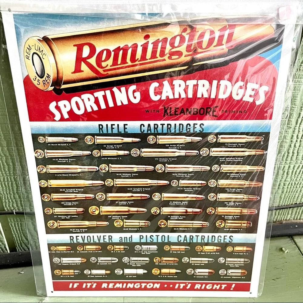 NEW Remington Metal Sign